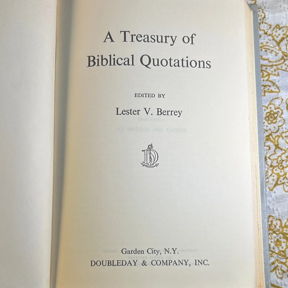 White Hardcover Book with Red Text - Picture 5 of 5